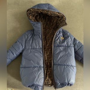 100% authentic fendi winter coat kids size 6